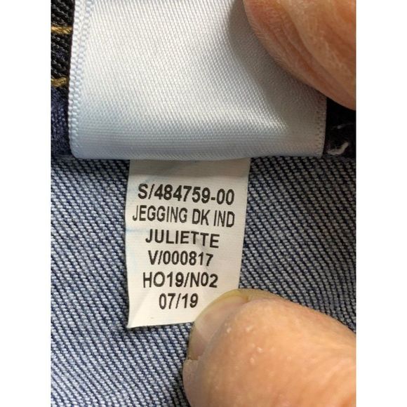 Old Navy Womens Rockstar Jegging Jeans Sz 8 Distress Skinny Pullon Elastic 2765 - Picture 9 of 9